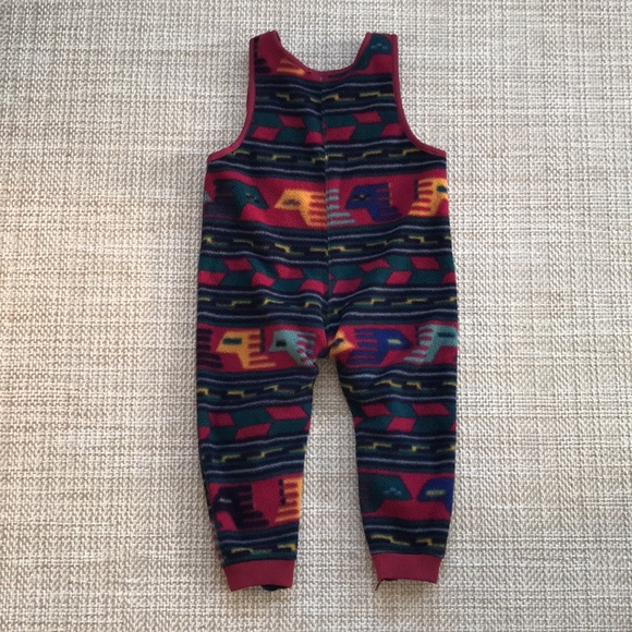 Vintage Patagonia Fleece Overalls (size 3T) - Picture 2 of 5